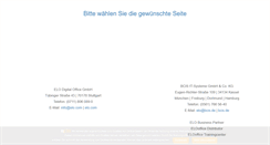 Desktop Screenshot of elo-office.de
